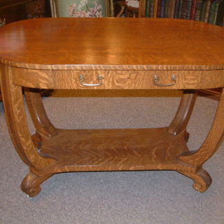 Massive Ornate Empire Library Table  SOLD