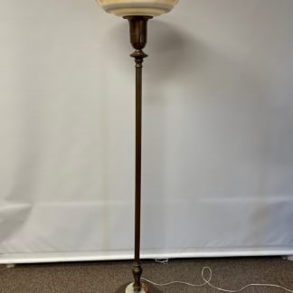 Torchiere Brass Base Torchiere Lamp  SOLD