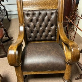 Heavy Empire Oak Rocker   SOLD