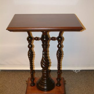 Mahogany Merklen Stand Table   SOLD