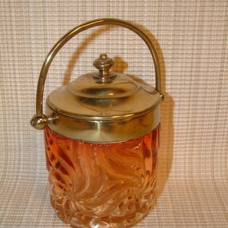 Baccarat Rose Tiente Pinwheel Jam Pot