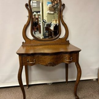 Quartersawn Oak Serpentine  Vanity SOLD