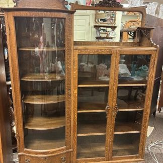 Quartersawn Oak Triple Bookcase SOLD