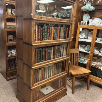 Macey Oak 5 Stack Sectional Bookcase