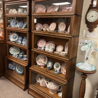 Globe Wernicke PAIR Rare Matching Stepback 5 Stack Bookcases