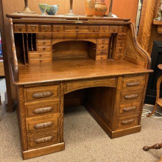 Quartersawn Oak Rolltop Desk