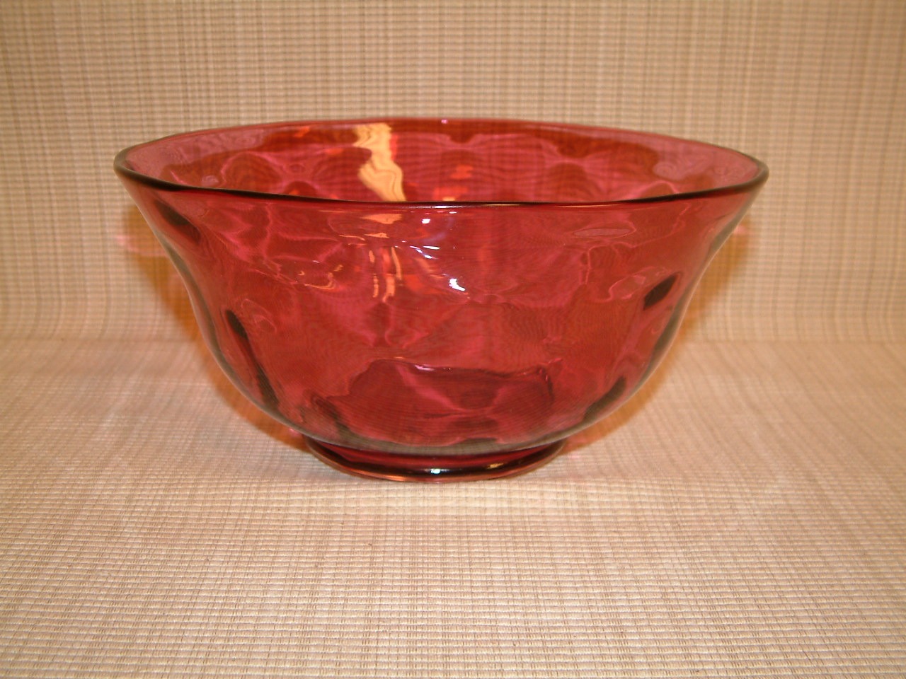 Cranberry Thumbprint High Side Bowl
