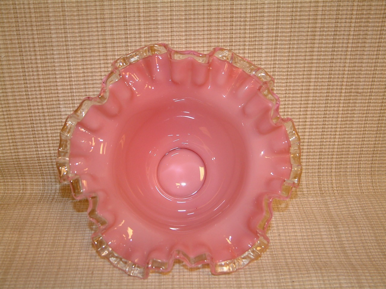 Fenton Peach Crest