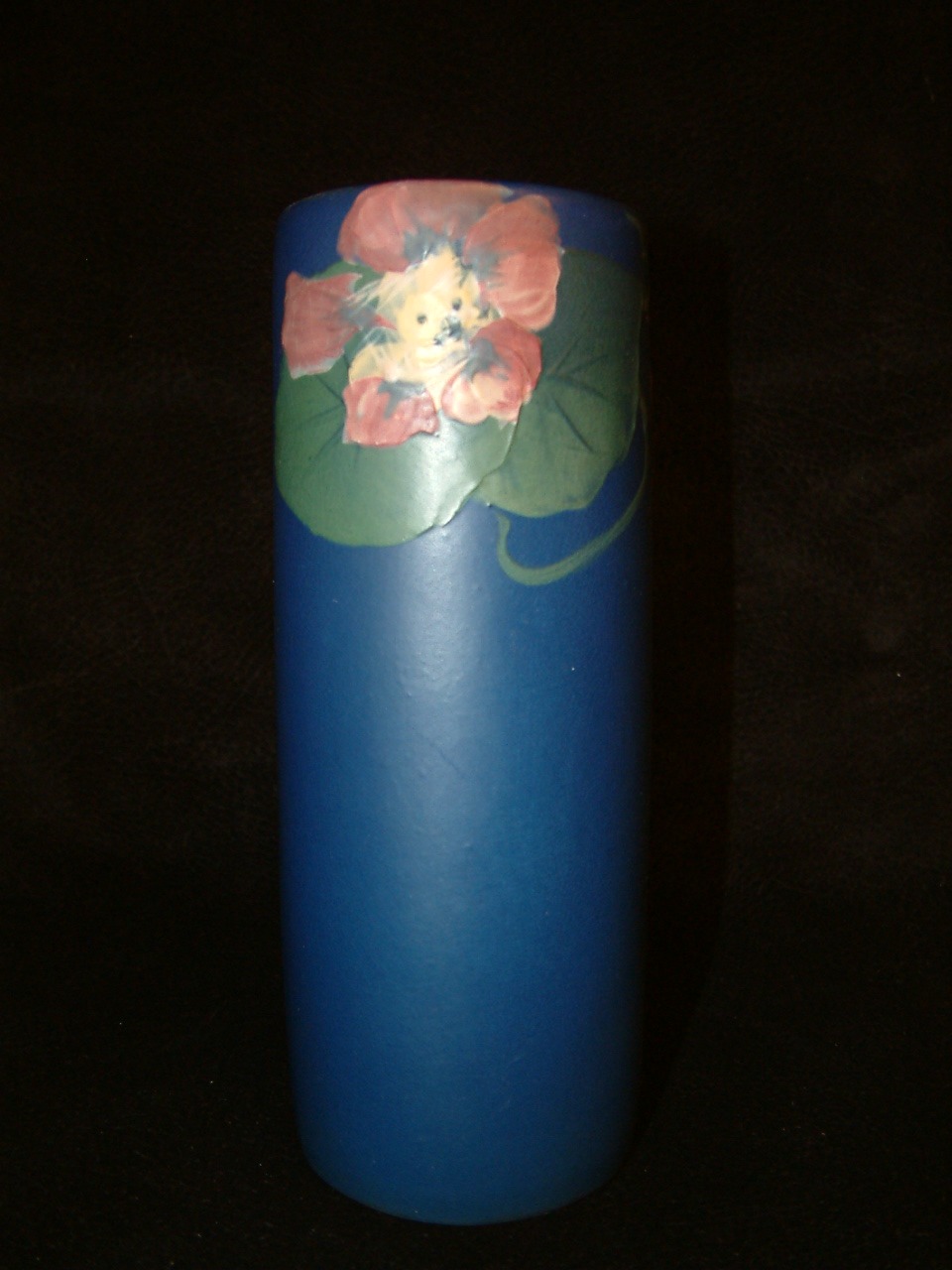 weller tall decorated vase