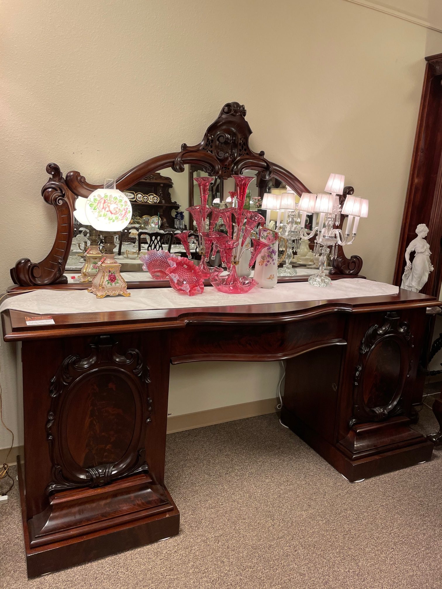 grand new orleans mahogany sideboard