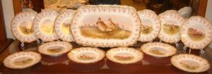 Limoges T & V Game Bird Set